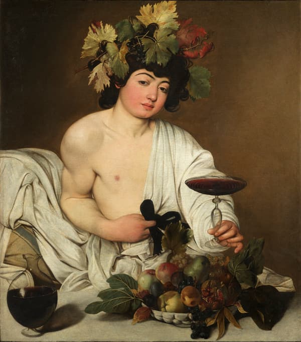카라바조, <바쿠스>, 1598년경(복제본), 우피치 미술관, 피렌체 ©Gabinetto Fotografico delle Gallerie degli Uffizi