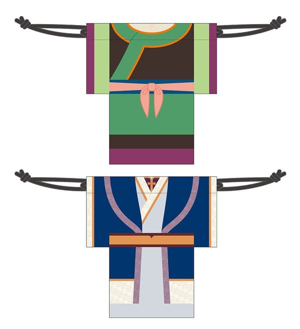 Costume-Style Drawstring Pouch