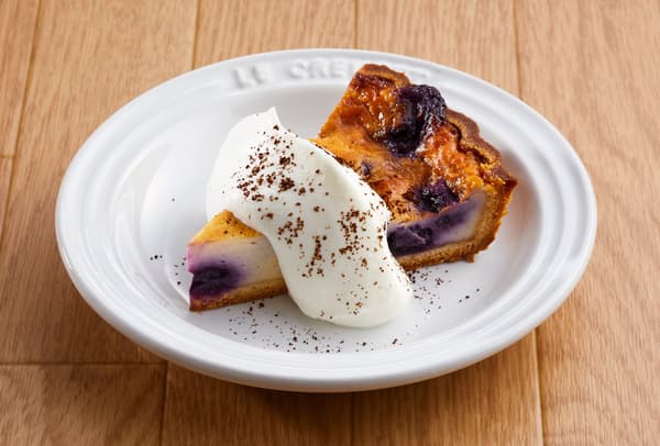 自製藍莓烤芝士撻