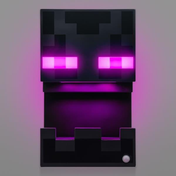 ภาพไฟเซนเซอร์ Enderman ขณะเปิดใช้งาน