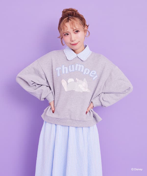 Disney Miss Bunny & Thumper / Pullover (Gray)