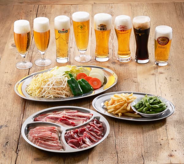 4月至6月工作日的标准套餐烧烤菜单