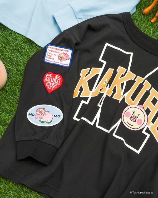 Camiseta de manga larga con parches de Kobito Zukan