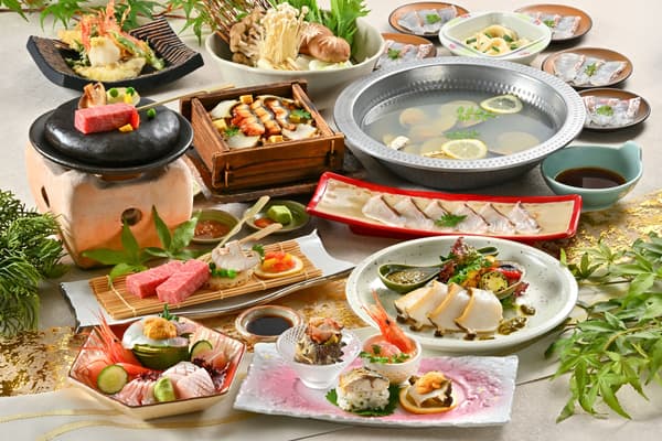 Kaiseki course dishes