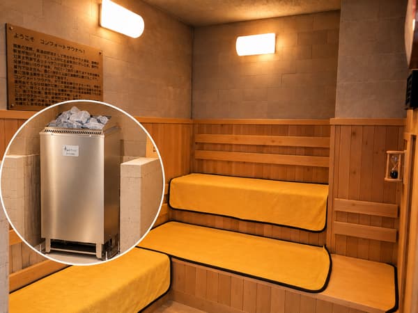 메토스 전기 사우나 히터가 설치될 사우나