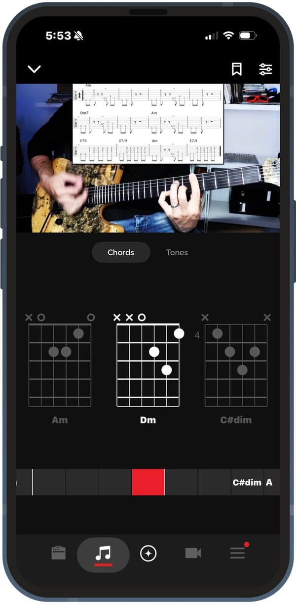Auto Chords 실시간 코드 표시