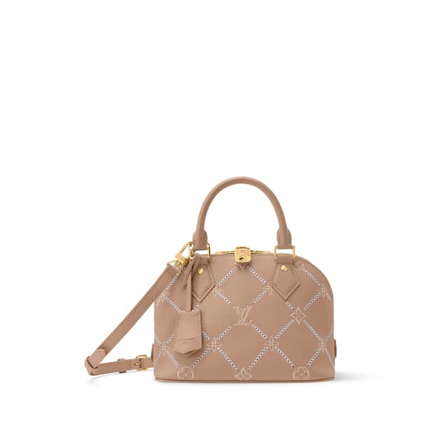 Alma BB in Monogram Empreinte leather in Hazelnut