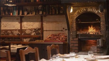 เตาถ่านที่ Casa Julián