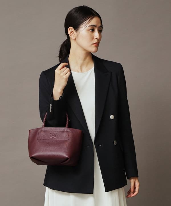 Tas Tote Kulit CESTA S dalam warna DATES