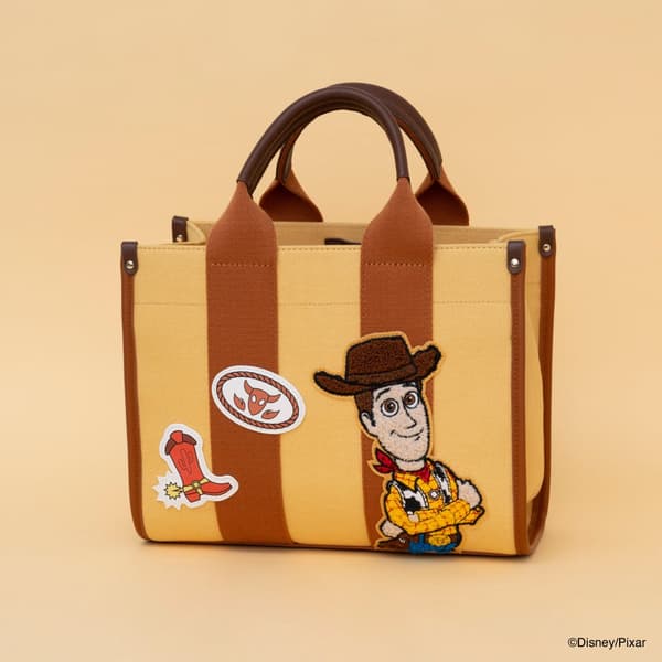 Woody handbag in beige and brown