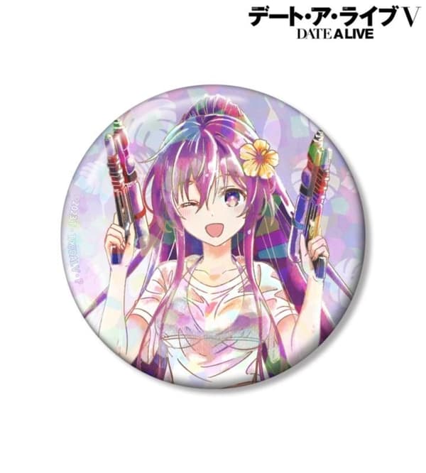 Date A Vacation ver. Ani-Art aqua label 75mm 홀로그램 캔 배지