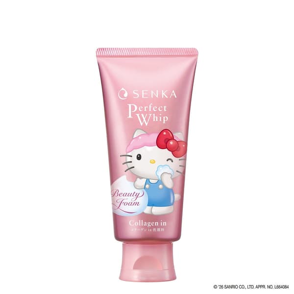 Desain Terbatas SENKA Perfect Whip Collagen in Hello Kitty