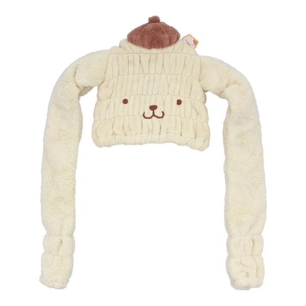 三麗鷗角色髮乾帽 - 布丁狗款（佩戴示範）