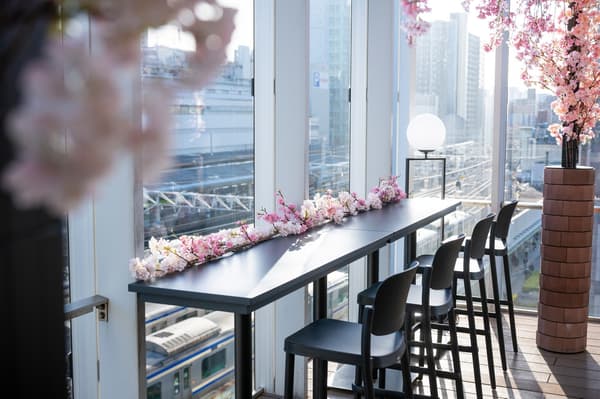 從JR錦糸町站可看到的火車景觀