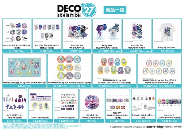 Merchandise List 1