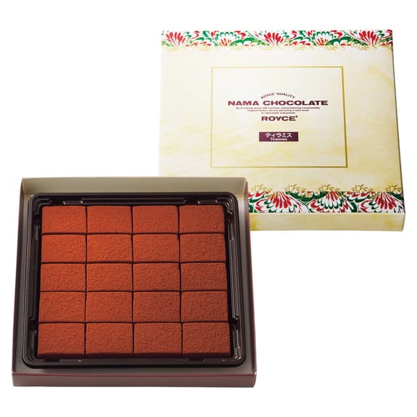 ROYCE' Nama Chocolate Tiramisu Detail