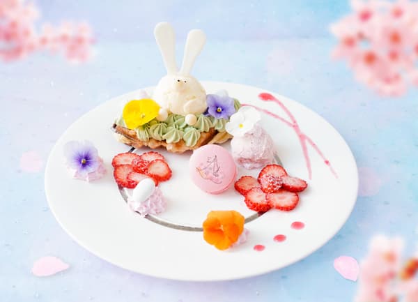 Easter Rabbit Croffle Plate