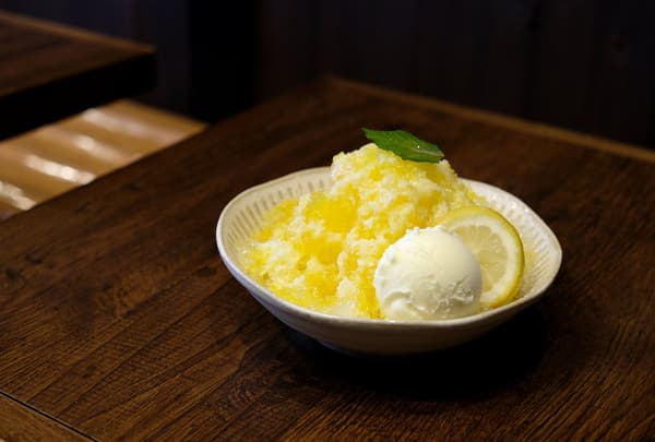 Lemon Milk Cream Shaved Ice
