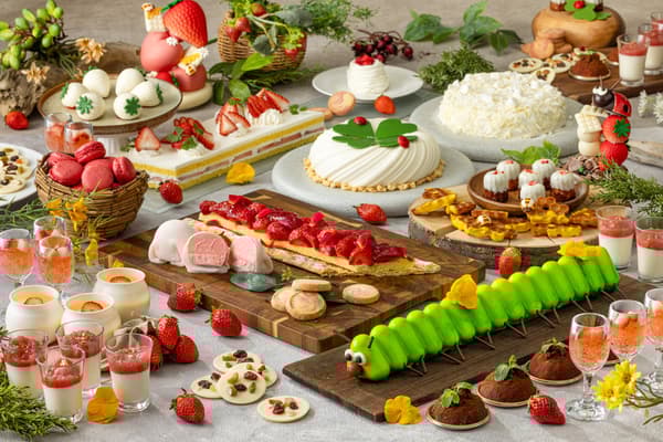 Strawberry & White Chocolate Sweets Buffet