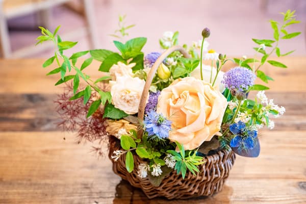Flower arrangement lesson at Gunma Flower Park+