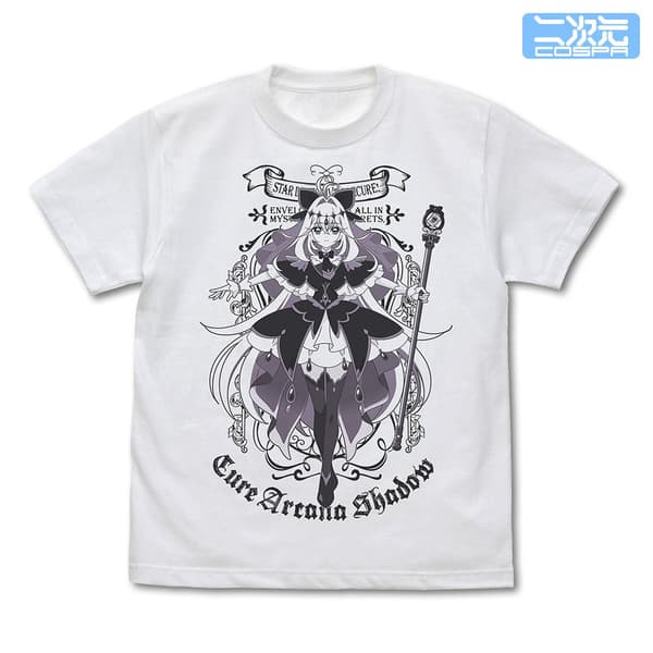 Cure Arcana Shadow T-shirt, WHITE color