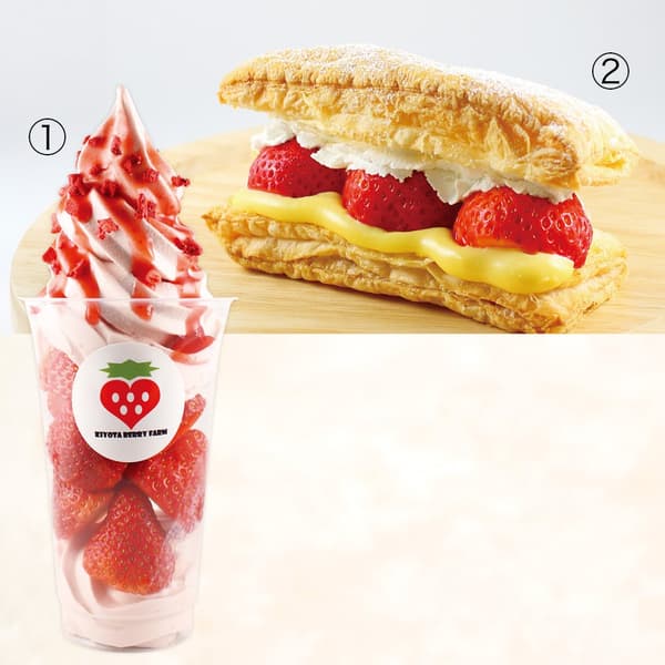 Kiyota Berry Farm / 草莓芭菲＆草莓派三明治