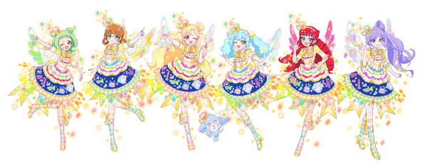 ภาพประกอบกลุ่ม Onegai Kanae-tai ในชุด