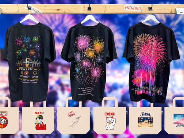 Original T-shirt and tote bag making at SKYTREE SHOP