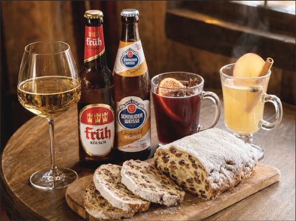 German Christmas Drink Stand