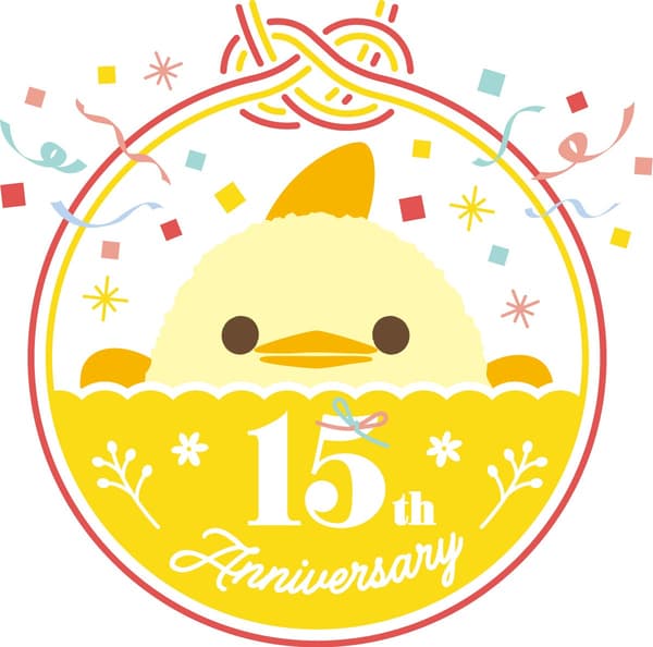 Piyorin 15 週年紀念標誌