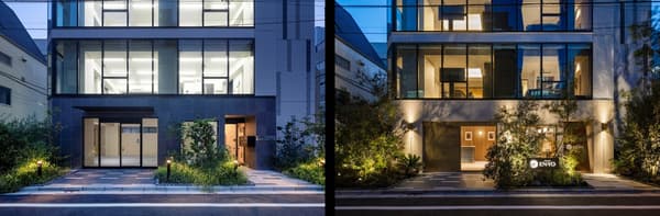 Hotel EN-YO 入口:改建前後