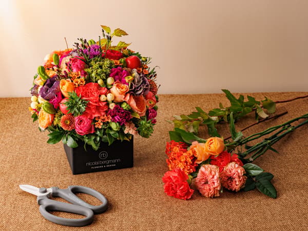 Flower workshop arrangement