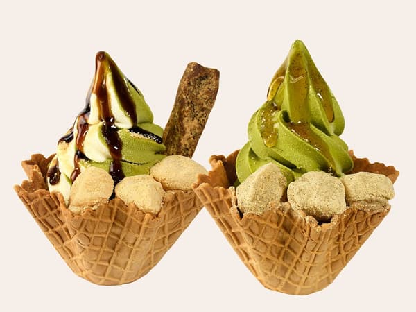 桔梗信玄软冰淇淋 Ginzukuri + 浓抹茶 / Kikyoya