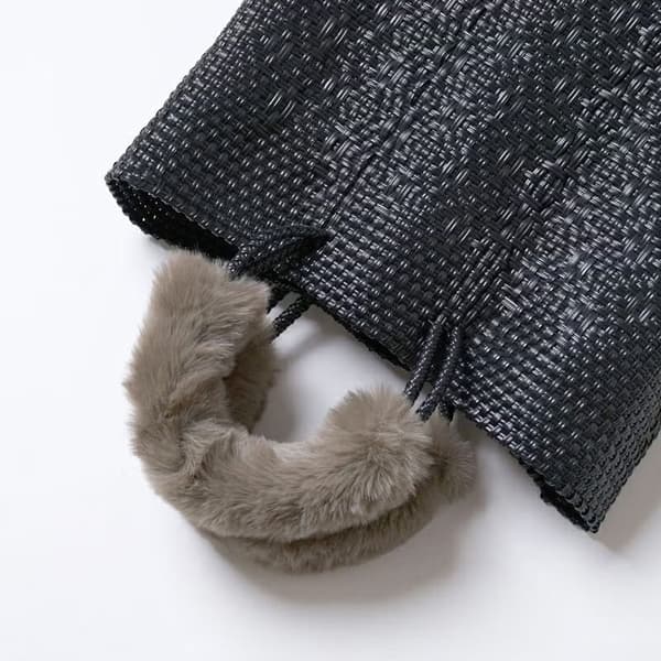 Funda de piel ecológica para asa en Gris