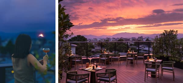 Rooftop Lounge at Six Senses Kyoto