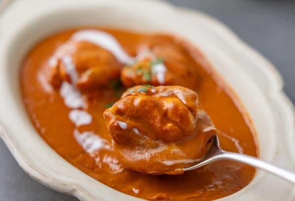 Curry de pollo a la mantequilla