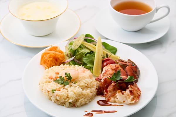 咖啡廳限定菜單 — 龍蝦抓飯