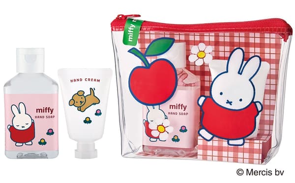 Set de cuidado de manos Miffy en estuche transparente