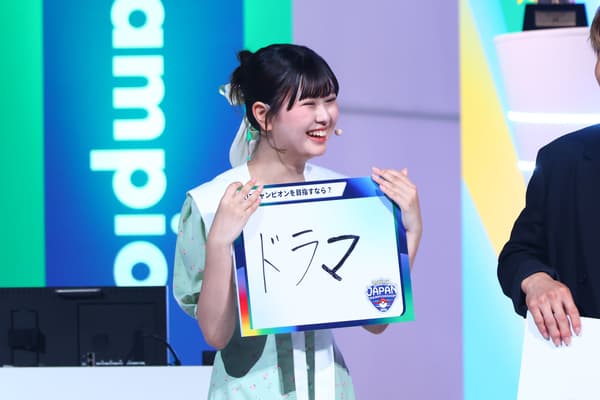 長濱分享她成為「演員冠軍」的抱負