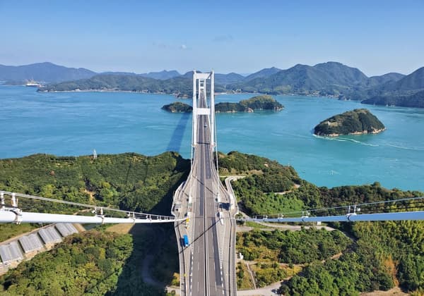 来岛海峡大桥塔顶体验