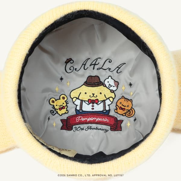 Pompompurin 30th Anniv. × CA4LA Face Hat