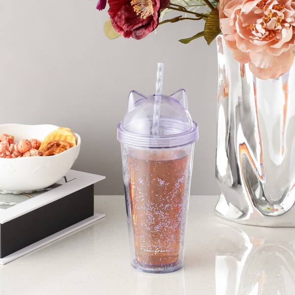 Cat Plastic Tumbler design 2