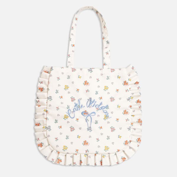 Frill Tote Bag Ivory