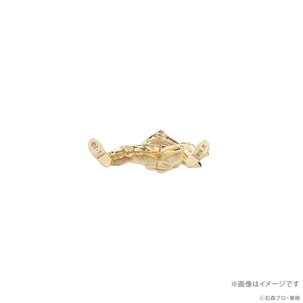 假面骑士（旧1号）18K黄金迷你手办