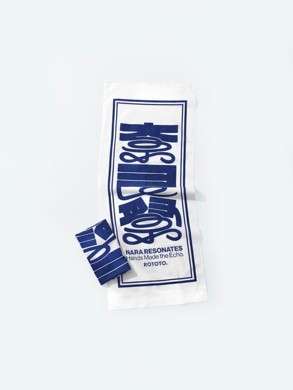 Nara Festival original T-shirt and tenugui detail
