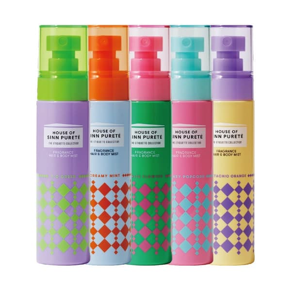 HOUSE OF SINN PURETÉ Etiquette Hair & Body Mist lineup