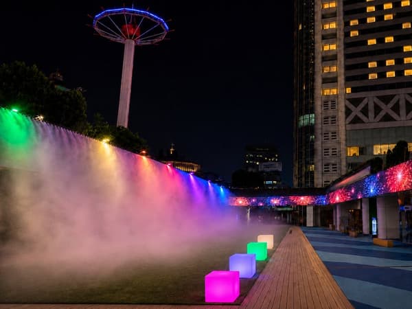 東京巨蛋城中央公園燈光秀