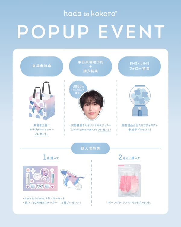 hada to kokoro 快閃店展示