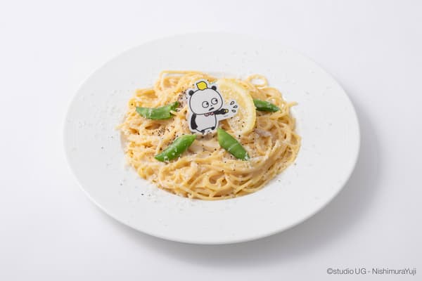Scallop Cream Spaghettini — with Gokigen Panda's Thoughtfulness
