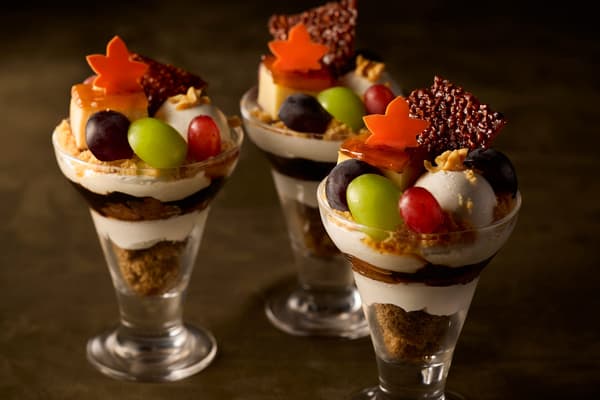 Harvest Parfait with Three Premium Grapes, Chestnut, and Nuts